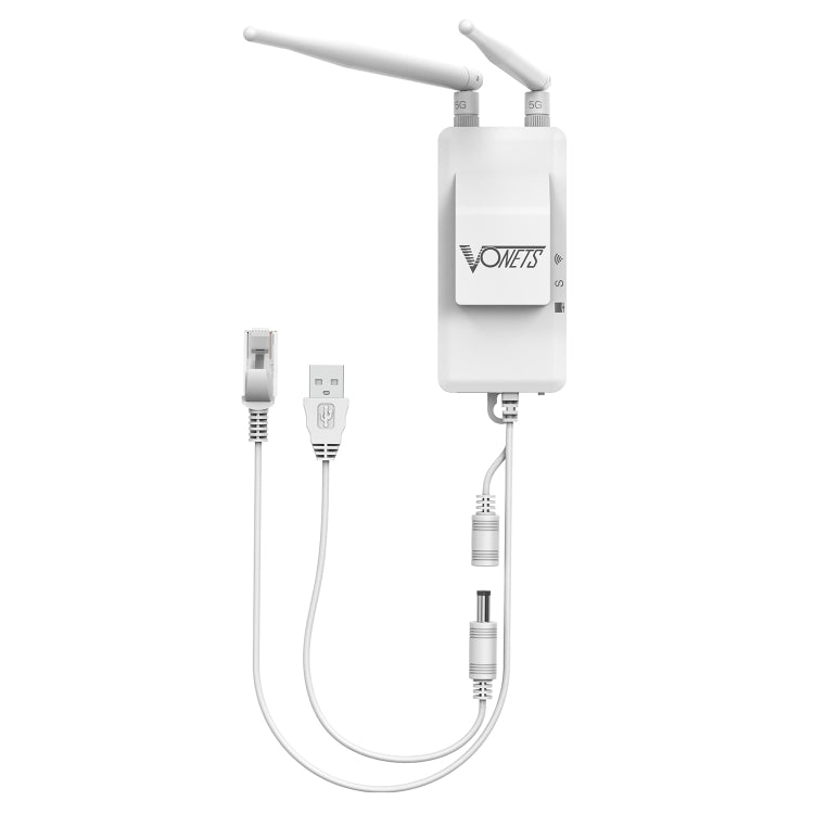 VONETS VAP11S-5G Mini Wireless Bridge 900Mbp WiFi Repeater with 2 Antennas & Fan VONETS VAP11S-5G Mini Wireless Bridge 900Mbp WiFi Repeater with 2 Antennas & Fan